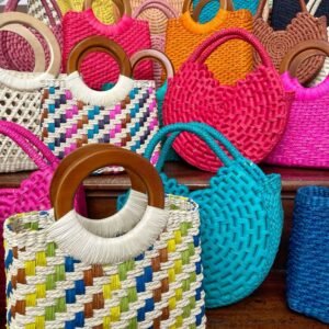 Bolso artesanal de tela