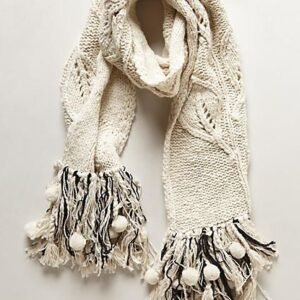 Bufanda de lana tejida